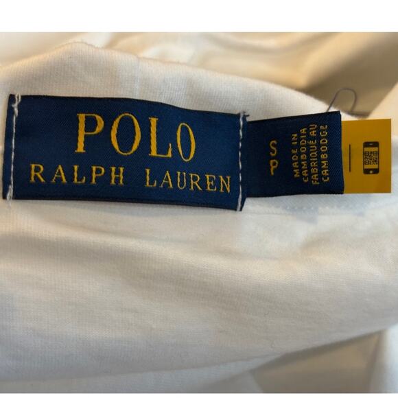 NWT POLO Ralph Lauren Hoodie Shirt White Bear in Holiday Sweater Cotton $85 S - Picture 8 of 9